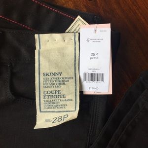 Banana Republic Jeans - Banana Republic skinny jeans black petite 28p nwt Banana Republic Jeans - Banana Republic skinny jeans black petite 28p nwt